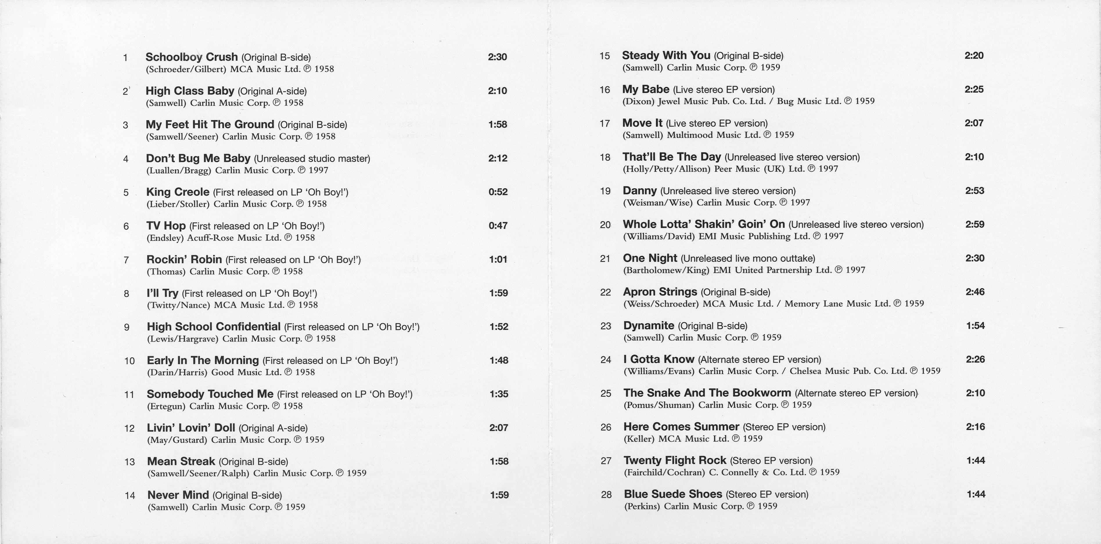 Cliff Richard The Rock N Roll Years 1958 1963 [booklet4]